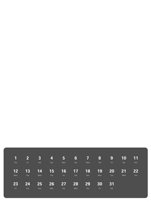 Preview of the 2026 all months photo calendar printable PDF